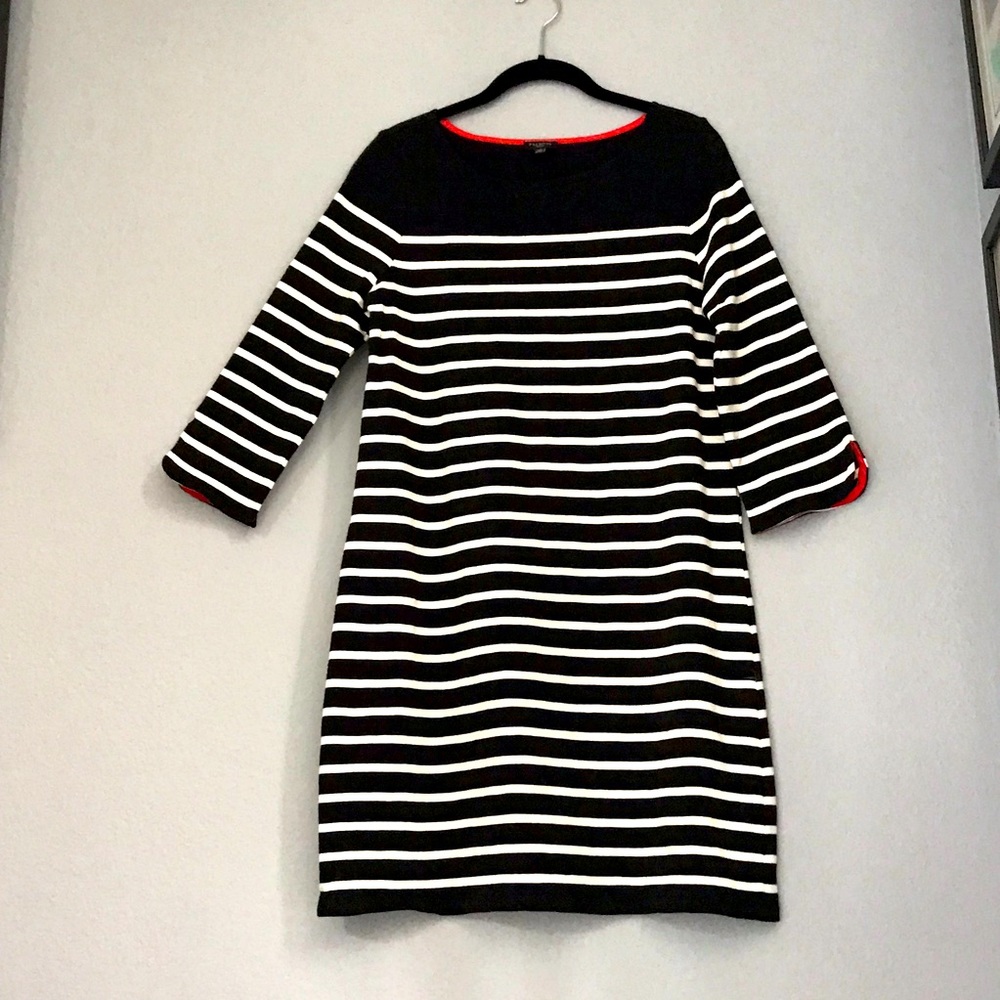 Talbots Breton Stripe Casual Dress NWT
